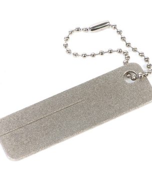 1PC Fishing Hook Sharpener Portable Diamond Knife Whetstone Fish Hook Sharpen Tool Outdoor Accessory