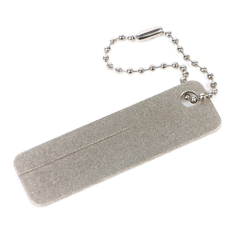 1PC Fishing Hook Sharpener Portable Diamond Knife Whetstone Fish Hook Sharpen Tool Outdoor Accessory