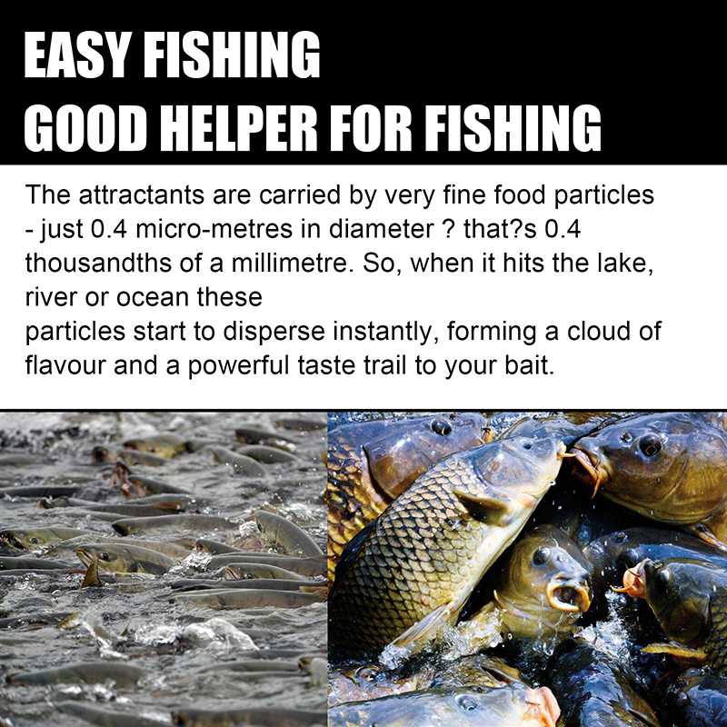 Carp Fishing Bait Liquid 60ml Attractant Smell Additive Flavor Fish Attracta -wf