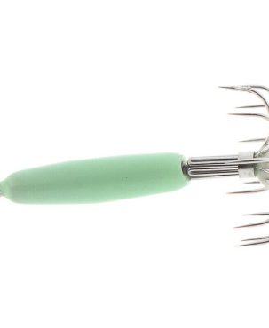 Luminous Fishing Lures Baits Squid Jigs Hook Light Green Fishing Lure Hook