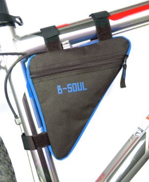New Saddle Bag Cycling Bike Mountain Bicycle Bag Triangle Kit Upper Tube Cross Beam Bag Bicycle Fixture and Fitting