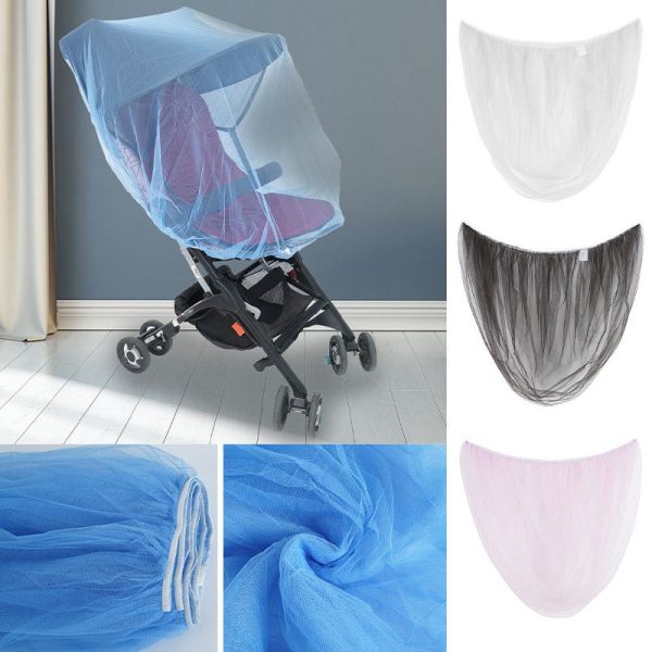 Baby Stroller Pushchair Mosquito Insect Shield Net Safe Infants Protection Mesh Stroller Accessories Mosquito Net 150cm - Image 2