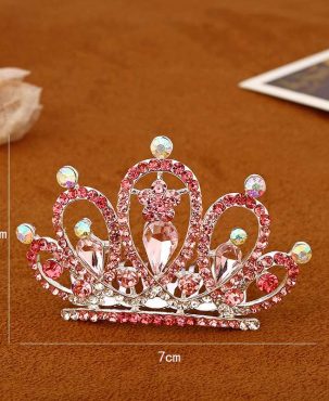 Korean Style Popular Coiled Hair Hair Comb Birthday School Performance Gift Cartoon Cute Baby Princess Hair Accessories Children's Crown