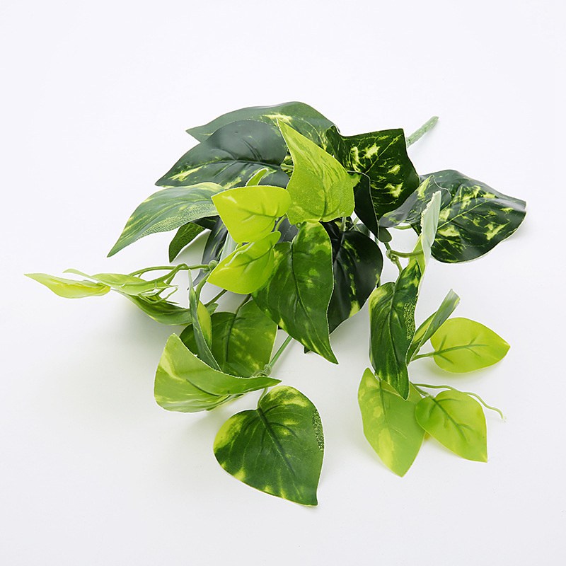 Artificial Plants Green Apple Eyebrow Leaves Flower Arrangement Accessories Simulation Plant Leaf Garden Hotel Decoration Floral