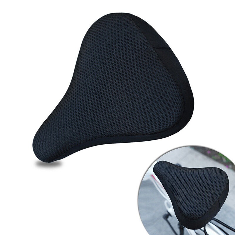 Bicycle Saddle 3D Soft Bike Seat Cover Cycling Silicone Seat Cushion CycliBI - 图片 3
