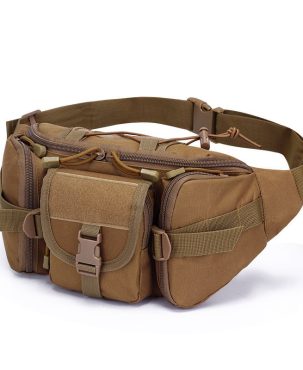 Men Waist Bag Tactical Nylon Fanny Pack Military Molle Travel Hip Belt Bum Pouch