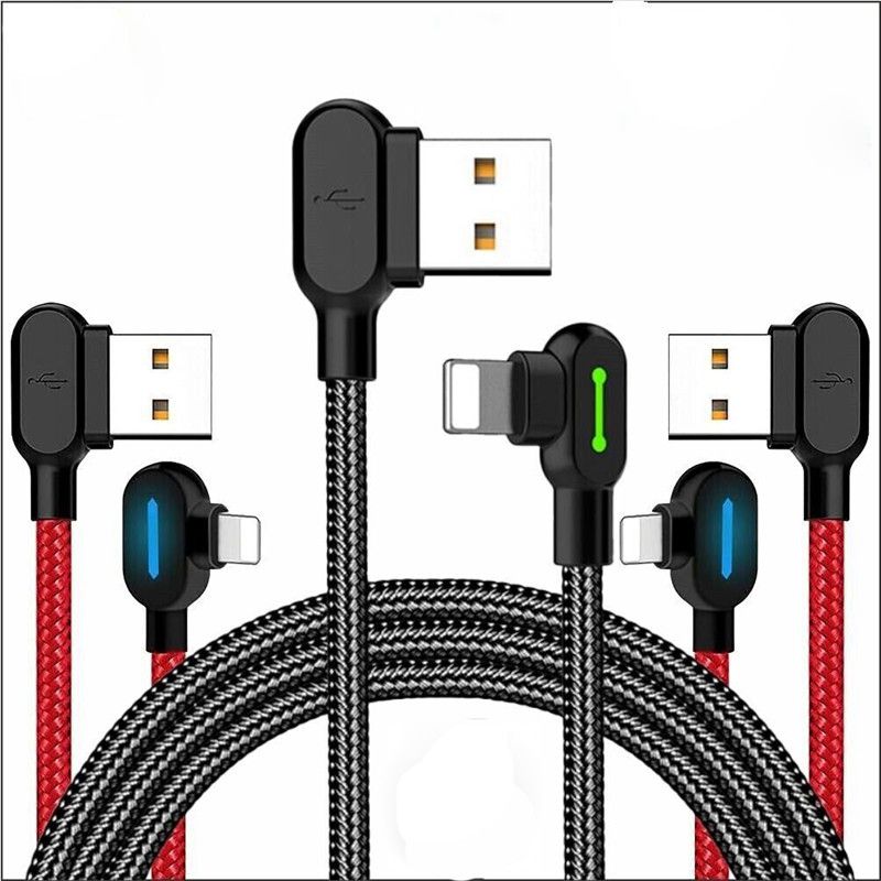 Genuine iPhone LED Charger Fast Cable USB Lead For 5 6 7 8 X XS XR 11 12 13 Max