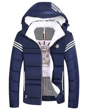 Factory Direct Supply Cross-Border Men's Clothing Winter Men's Cotton-Quilted Coat Thickened Short Cotton Coat Male Youth Thermal Cotton Coat Jacket Male