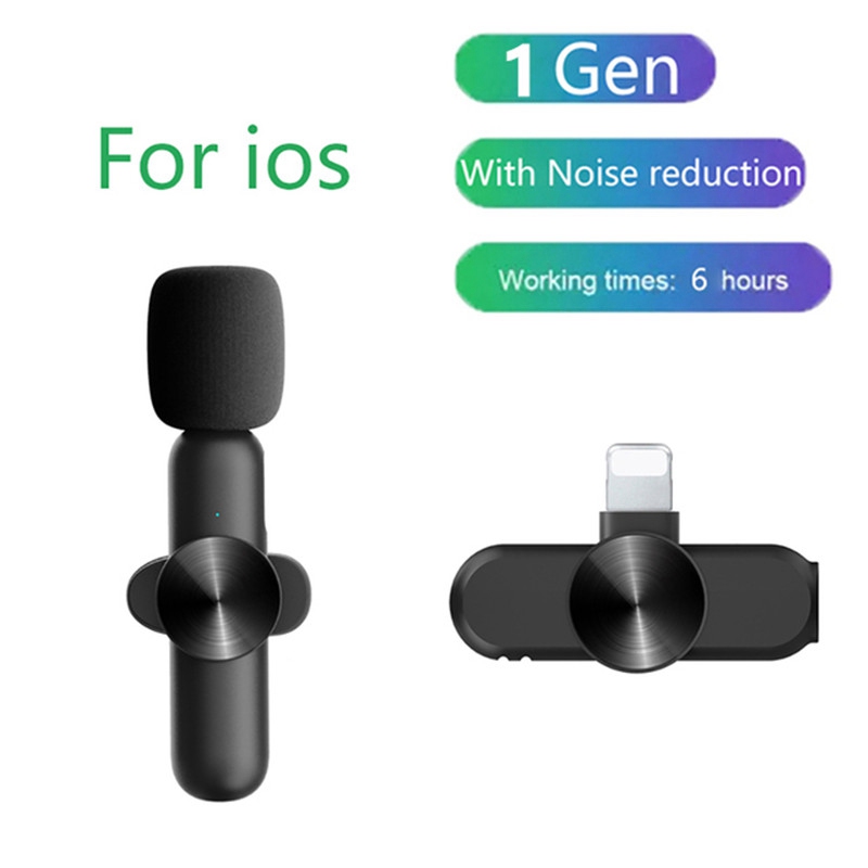 Wireless Microphone Portable Audio Video Recording Mini Mic for iPhone Android Live Broadcast Gaming Phone Microfonoe - Image 3