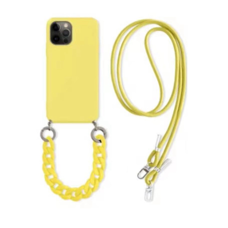 INS Crossbody Lanyard Necklace Marble Chain Silicone Case for Iphone 13 12 Mini 11 Pro XS Max XR X 8 7 6S 6 Plus SE 2020 Cover - Image 3
