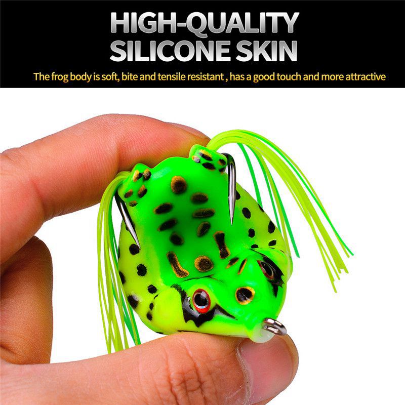 Fishing Frog Lures Pike Perch Bait savage Surface Soft Rubber Chub Trout Gear - Image 3