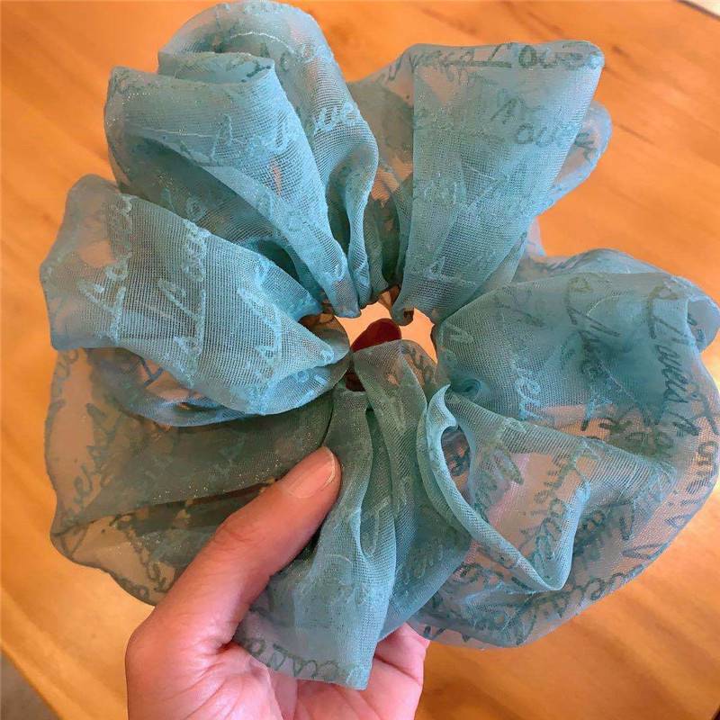 Oversized Hair Scrunchies For Women Solid Satin Silk Scrunchie Hair Rubber Bands Elastic Hair Ties Accessories Ponytail Holder - Image 11