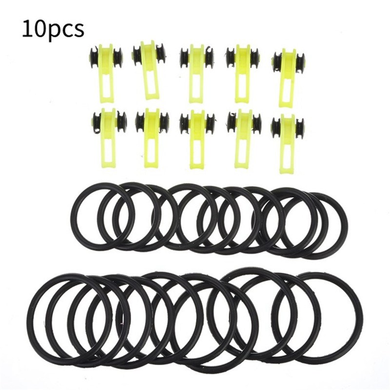 10Pcs/Bag Plastic Fishing Hook Keeper for Fishing Rod Pole Fishing Lures Bait Safety Holder Chub Carp Easy-Fishing Tackle Hooks - Image 3