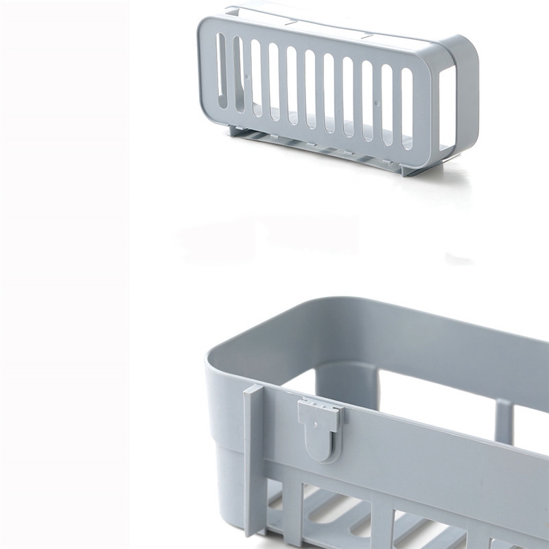 Plastic Bathroom Shelf Shower Rack Storage Organiser Tray Holder Accessories. - Image 4