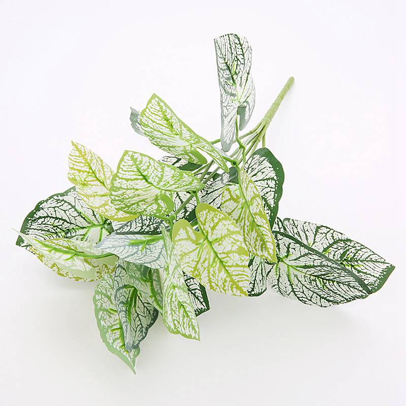 Artificial Plants Green Apple Eyebrow Leaves Flower Arrangement Accessories Simulation Plant Leaf Garden Hotel Decoration Floral - Image 3