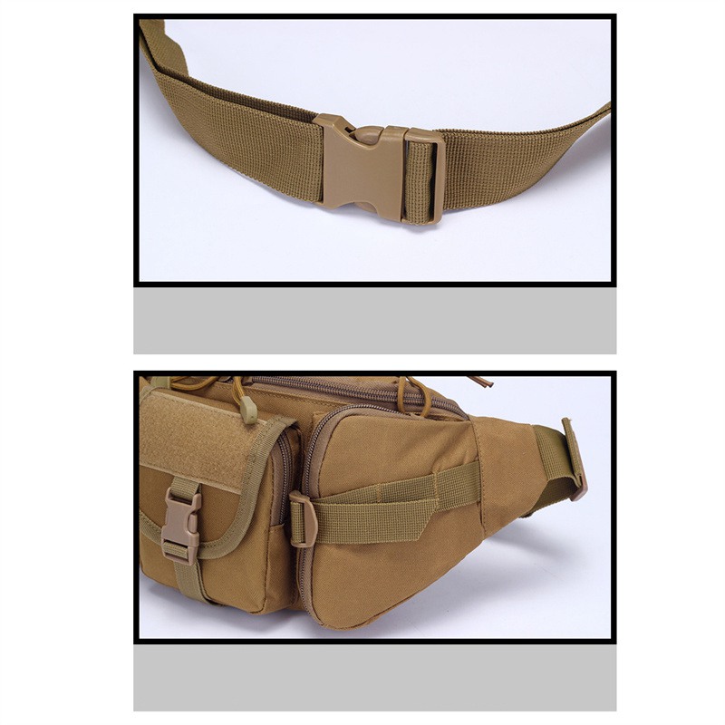 Men Waist Bag Tactical Nylon Fanny Pack Military Molle Travel Hip Belt Bum Pouch - Image 3