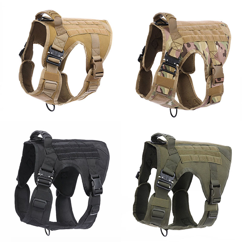Tactical Dog Clothes Outdoor Dog Vest Chest Strap Pet Clothes Medium to Large Dogs Training Vest