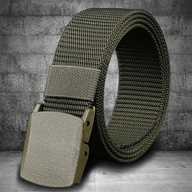 Quick Release Military Trouser Belt Camo Army Tactical Work Belts Nylon Black UK - Image 3