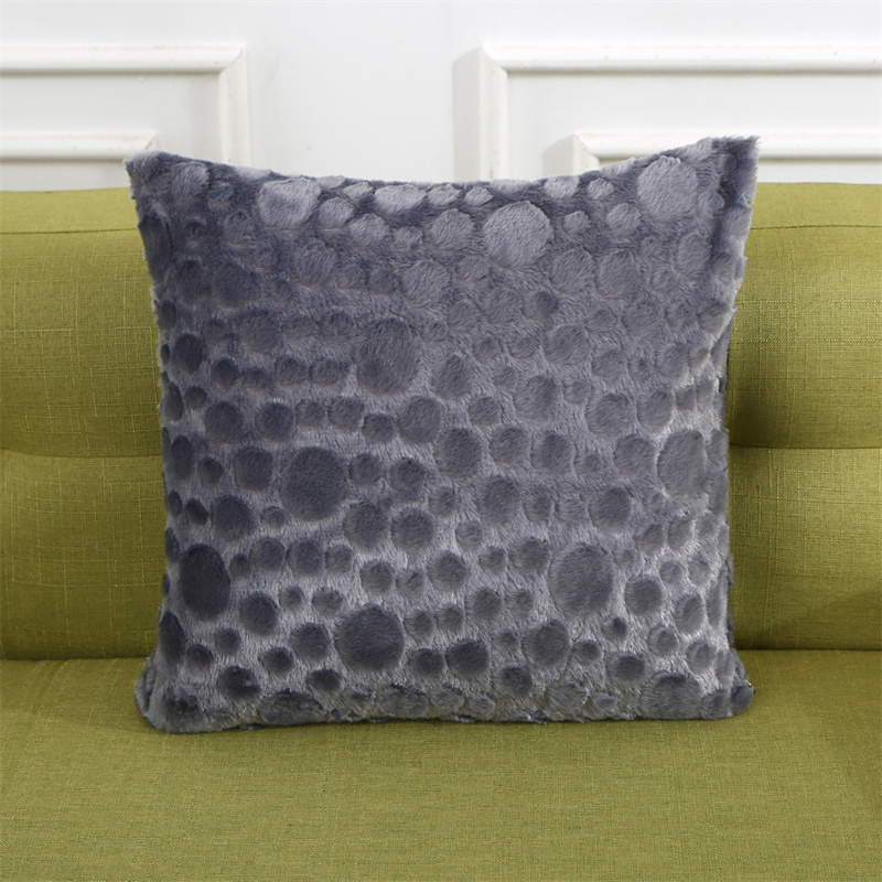 INS Style Short Plush Pillow Model Room Sofa Decorative Pillow Amazon Pillow Cover Wholesale Bedside Supplies - Image 3