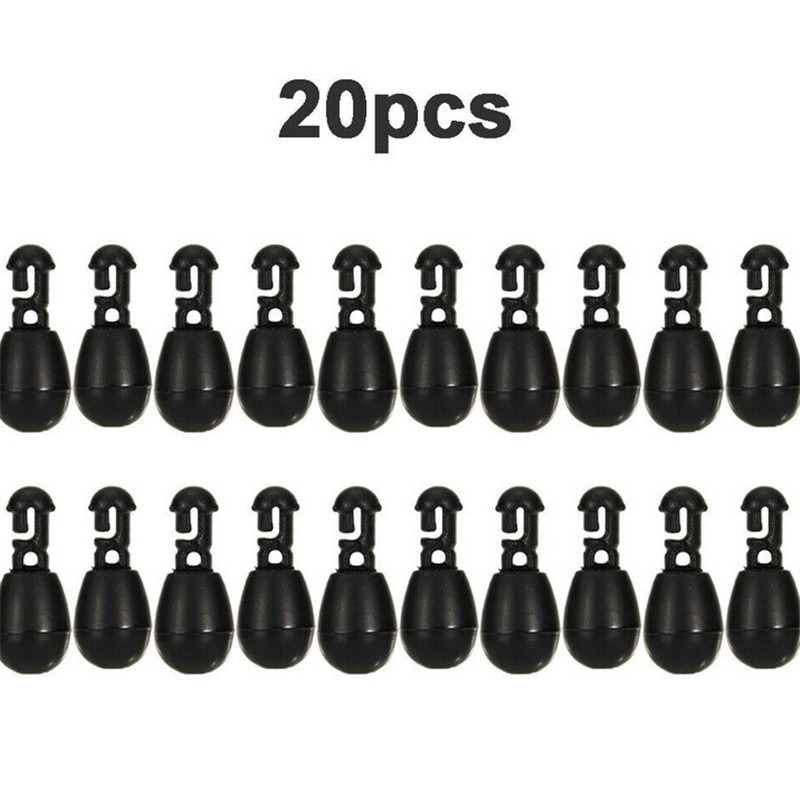 20/50x Quick Change Beads Kits Carp Fishing Shock Bead Method Feeder Bead Black - Image 4