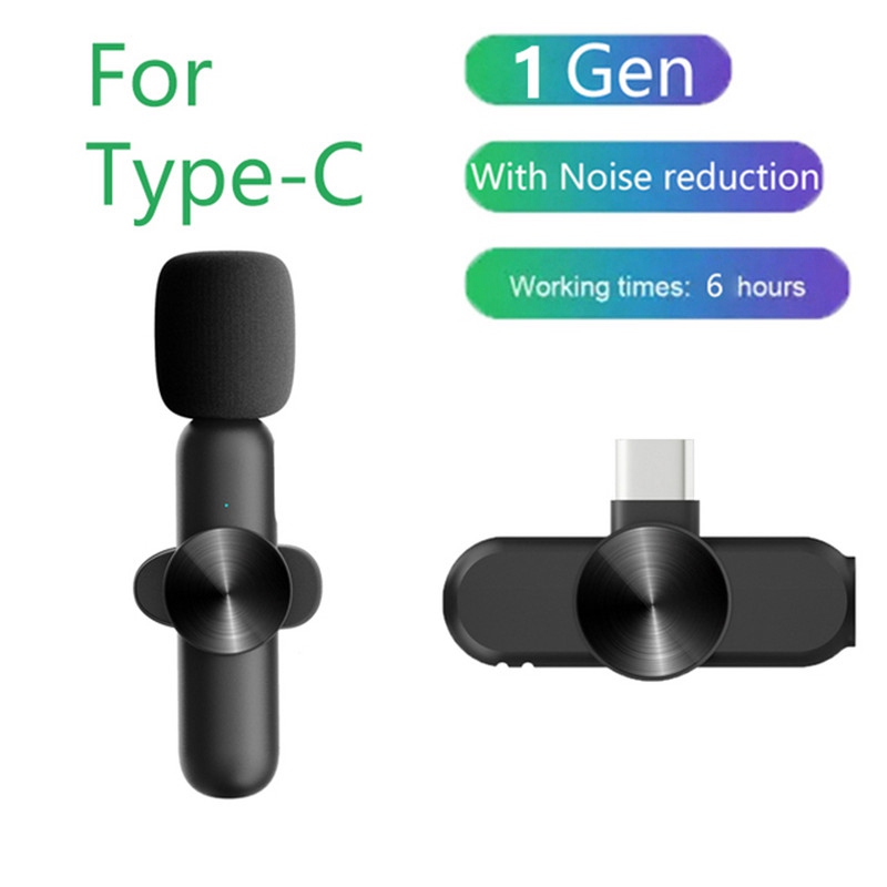 Wireless Microphone Portable Audio Video Recording Mini Mic for iPhone Android Live Broadcast Gaming Phone Microfonoe - Image 4