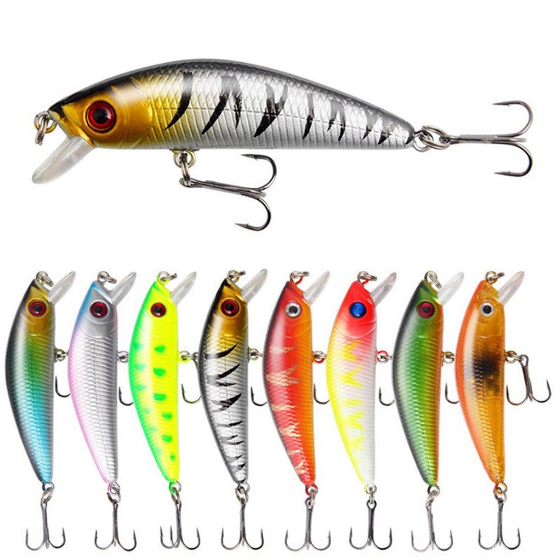 1 PCS 7.5g/7cm Fishing Lures Minnow Wobbler Floating Bass Trolling Artificial Hard Bait Crankbait Carp Pesca Fishing Tackle