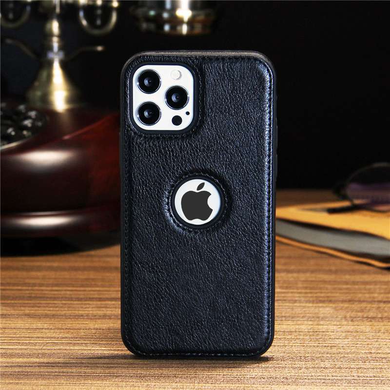 For iPhone 13 12 Pro Max Case Slim Leather Luxury Thin Shockproof Cover Casus - Image 6