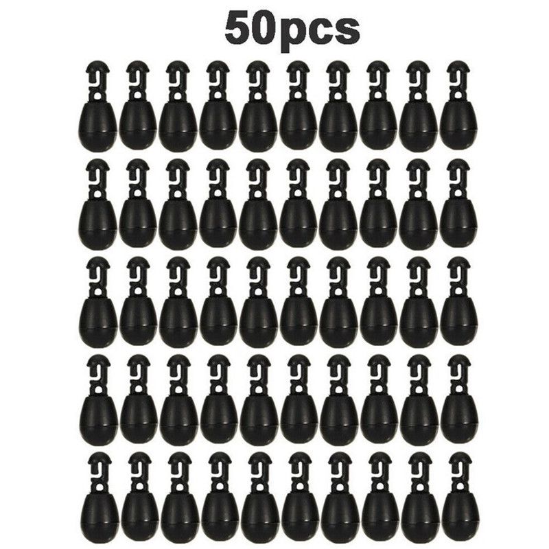 20/50x Quick Change Beads Kits Carp Fishing Shock Bead Method Feeder Bead Black - Image 5