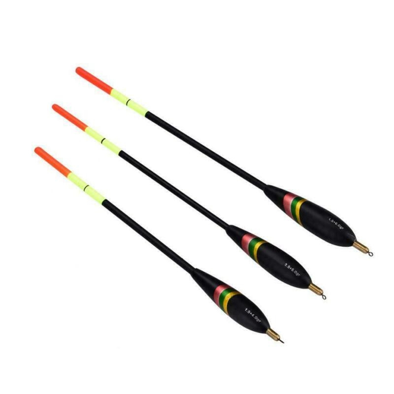 3Pcs Carp Fishing Floats Set Buoy Bobber Stick Fish Tackle Bold tail bold drift