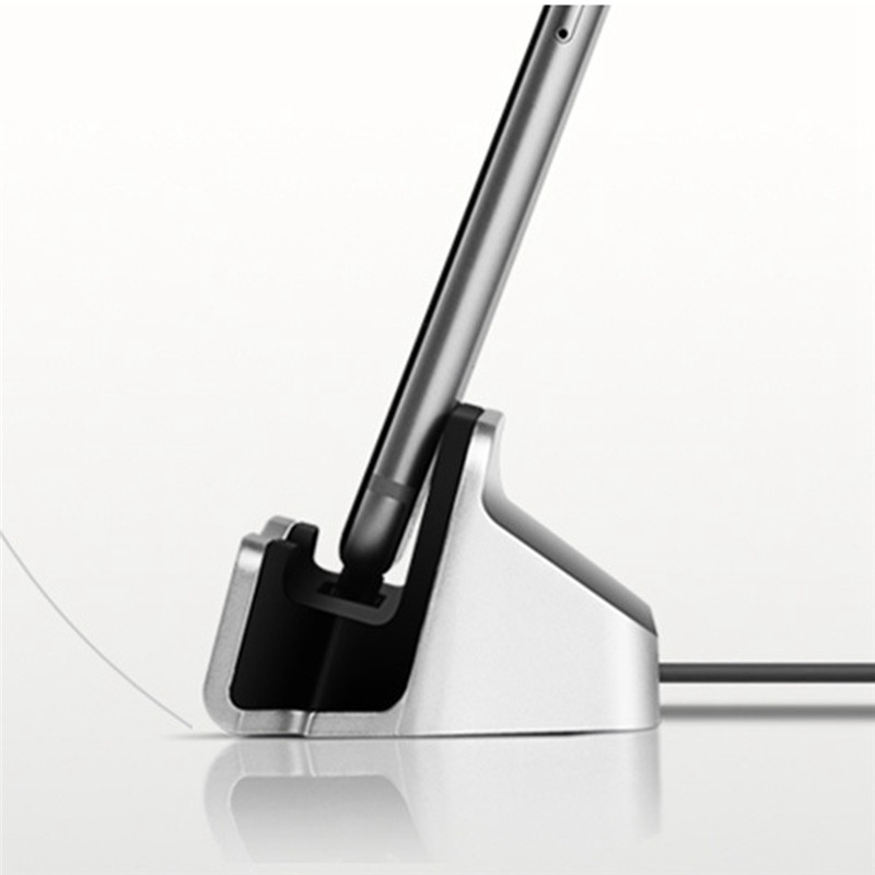 For iPhone X 8 7 6 USB Cable Sync Cradle Charger Base For Xiaomi Android Type C Samsung Stand Holder Charging Base Dock Station - Image 5