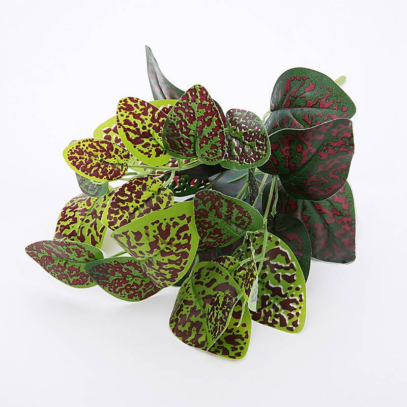 Artificial Plants Green Apple Eyebrow Leaves Flower Arrangement Accessories Simulation Plant Leaf Garden Hotel Decoration Floral - Image 4