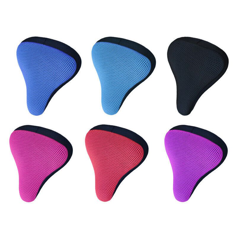 Bicycle Saddle 3D Soft Bike Seat Cover Cycling Silicone Seat Cushion CycliBI