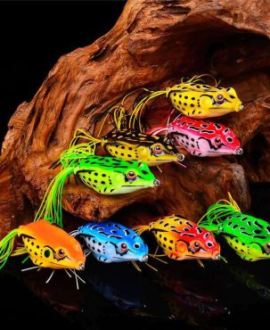 Fishing Frog Lures Pike Perch Bait savage Surface Soft Rubber Chub Trout Gear