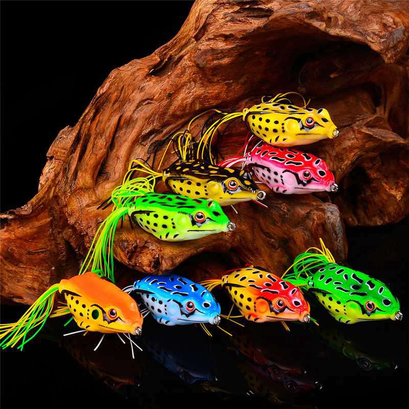 Fishing Frog Lures Pike Perch Bait savage Surface Soft Rubber Chub Trout Gear