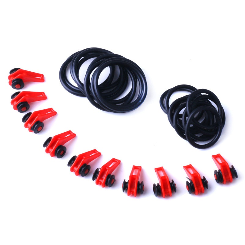 10pcs Fishing Rod Pole Hook Keeper Lure Bait Safety Fishing Holder Tackle tools - Image 3