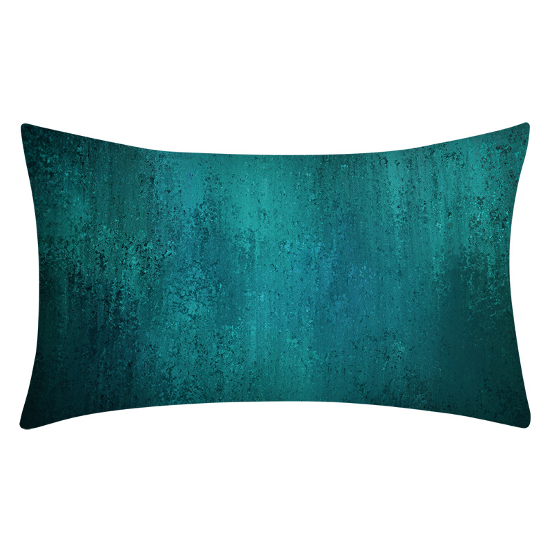 Cross-Border Popular Selling Pillow Cover Teal Blue Duck Blue Green Home Decoration Cushion Lumbar Cushion Cover - Image 9
