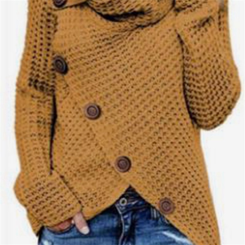 2024 Autumn Winter Sweater Ol Commuter Amazon Amazon Turtleneck Cardigan Solid Color Sweaters Women's Clothing One Piece Dropshipping - 图片 7