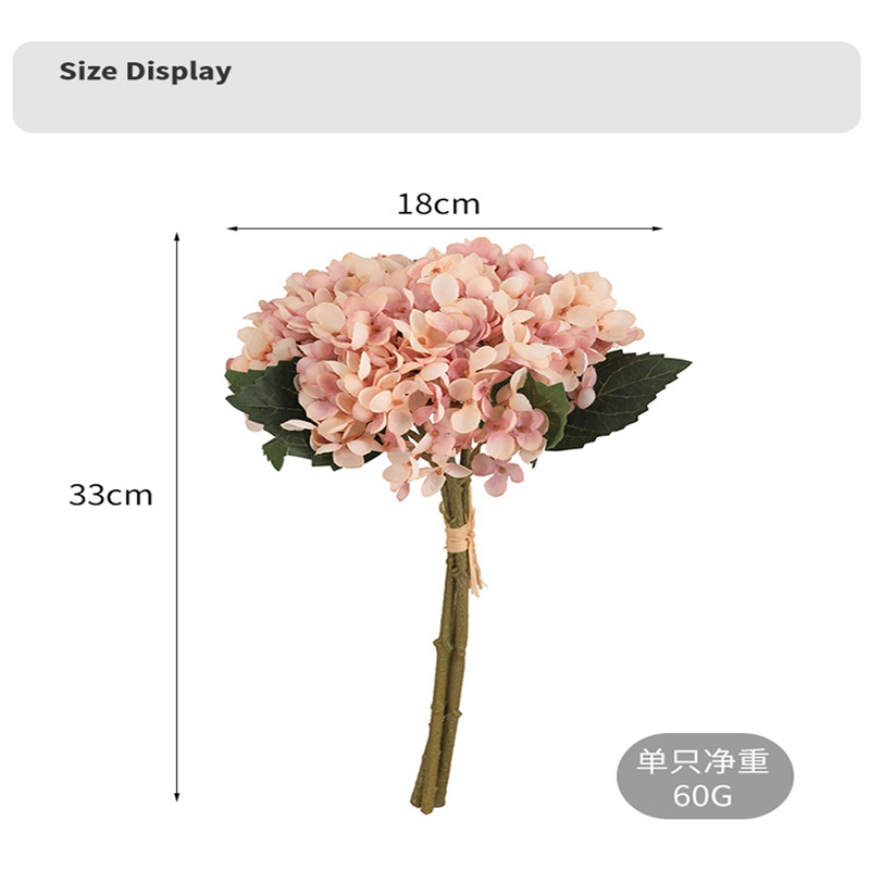 ARTIFICIAL FLOWERS FAUX SILK HYDRANGEA FAKE FLORAL PLANT WEDDING PARTY DECOR - Image 9