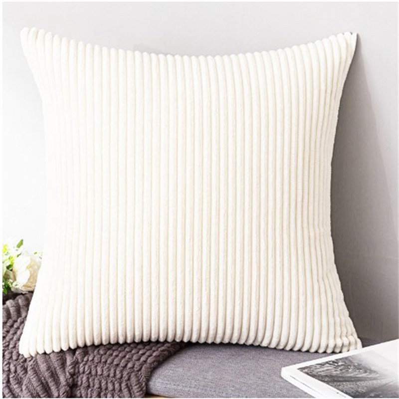 Plush Velvet Square Cushion Cover Corduroy Winter Pillow Case Sofa Home Decor - Image 12