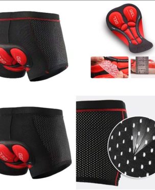 Breathable Cycling Shorts Cycling Underwear 5D Gel Pad Shockproof Bicycle Underpant MTB Road Bike Underwear Man Shorts
