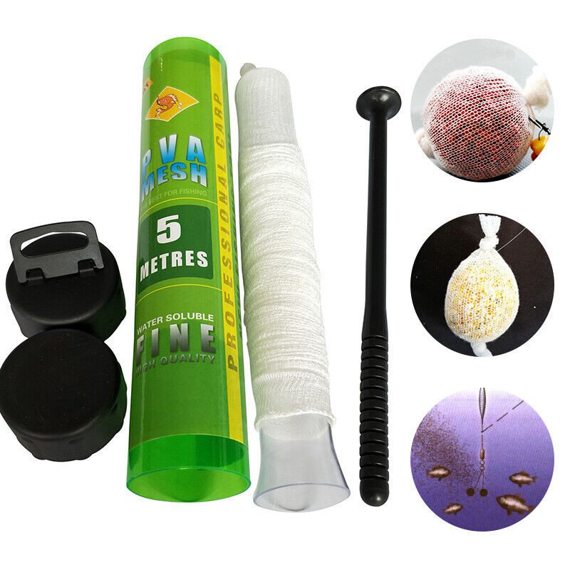 18/25/37/44 PVA Wide Mesh Stocking Plunger Free Tube For Carp Fishing Outdoor ` - Image 3