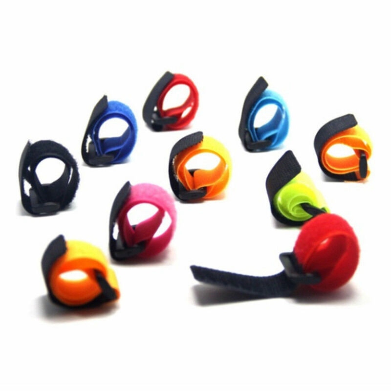 10pcs Fishing Rod Wrap Tie Holder Strap Bands Fastener Ties Fishing Kit Set - Image 3