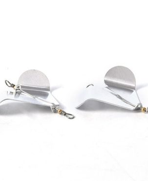 5Pcs Rotating Blade Fishing Metal Spinner Bait Spoon Fishing Wobblers Tackcd