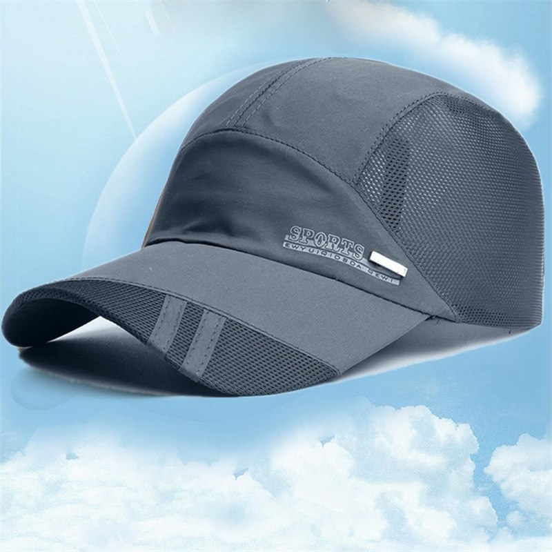 Hat Men's Spring and Summer Lightweight Sun-Poof Peaked Cap Breathable Outdoor Leisure Fishing Sun Protection Baseball Sun Hat - 图片 6