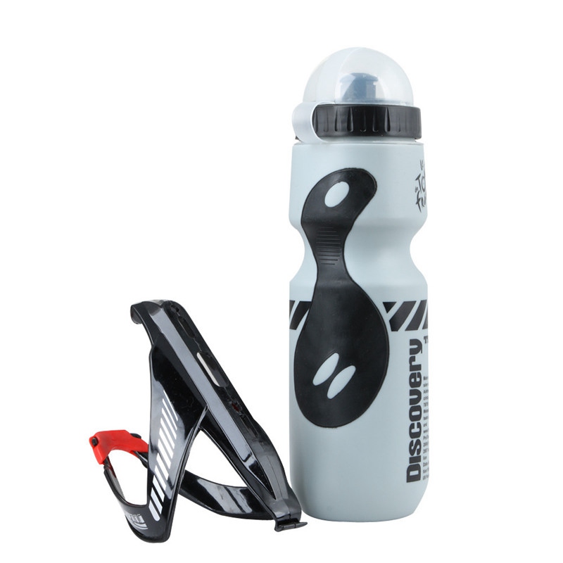 Bicycle Portable 650ML Mountain Bike Cycling Water Drink Bottle with Holder Cage - 图片 3