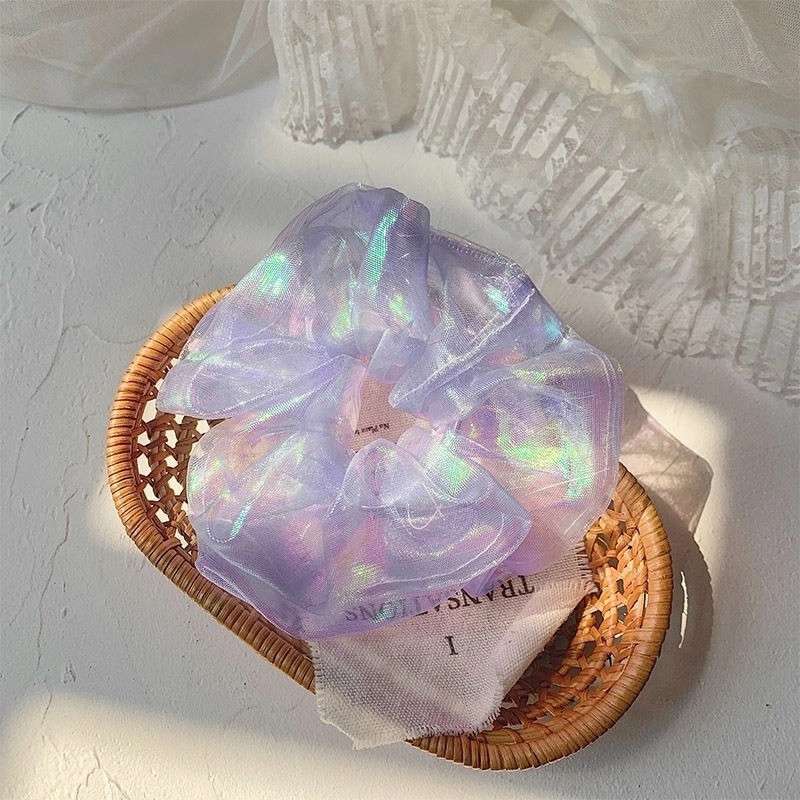 Oversized Hair Scrunchies For Women Solid Satin Silk Scrunchie Hair Rubber Bands Elastic Hair Ties Accessories Ponytail Holder - Image 15