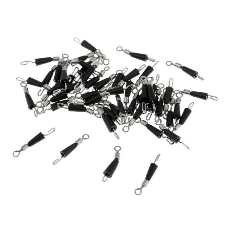 50 x Quick Change Hook Length Link Swivels Connectors Float Feeder Fishing - Image 4
