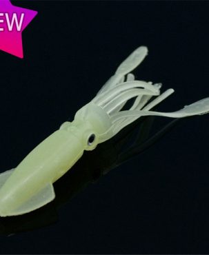 Popular 1 x Sniper Glow Soft Plastic Squid Skirt Fishing Lure - Luminous