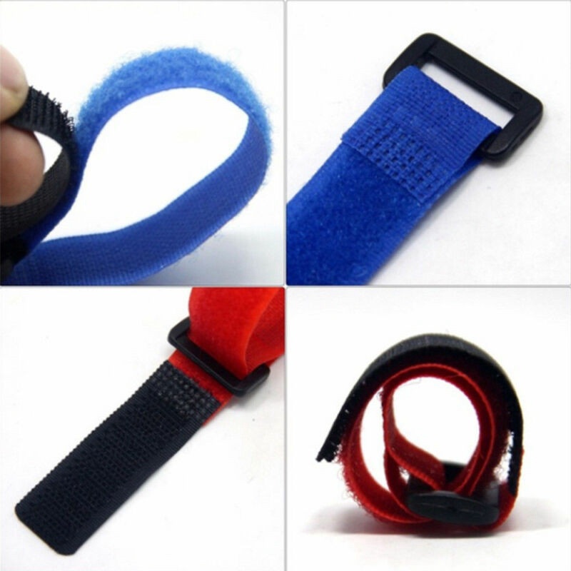 10pcs Fishing Rod Wrap Tie Holder Strap Bands Fastener Ties Fishing Kit Set - Image 4