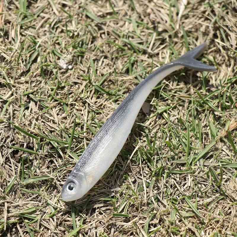 10Pcs Soft Lures Silicone Bait Sea Fish Swimbait For Fishing Artificial Tackle - 图片 4